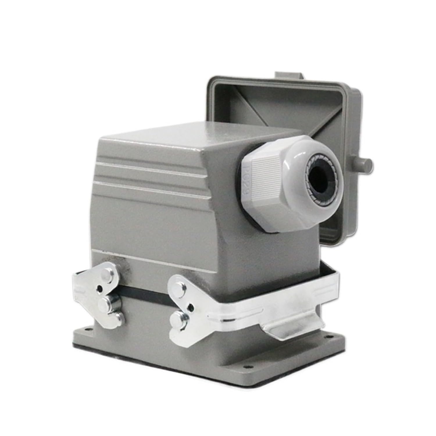 H32b-he-032 Heavy-Duty Connector 32-core Rectangular Aviation Plug Socket Industrial Waterproof 16A with Cover