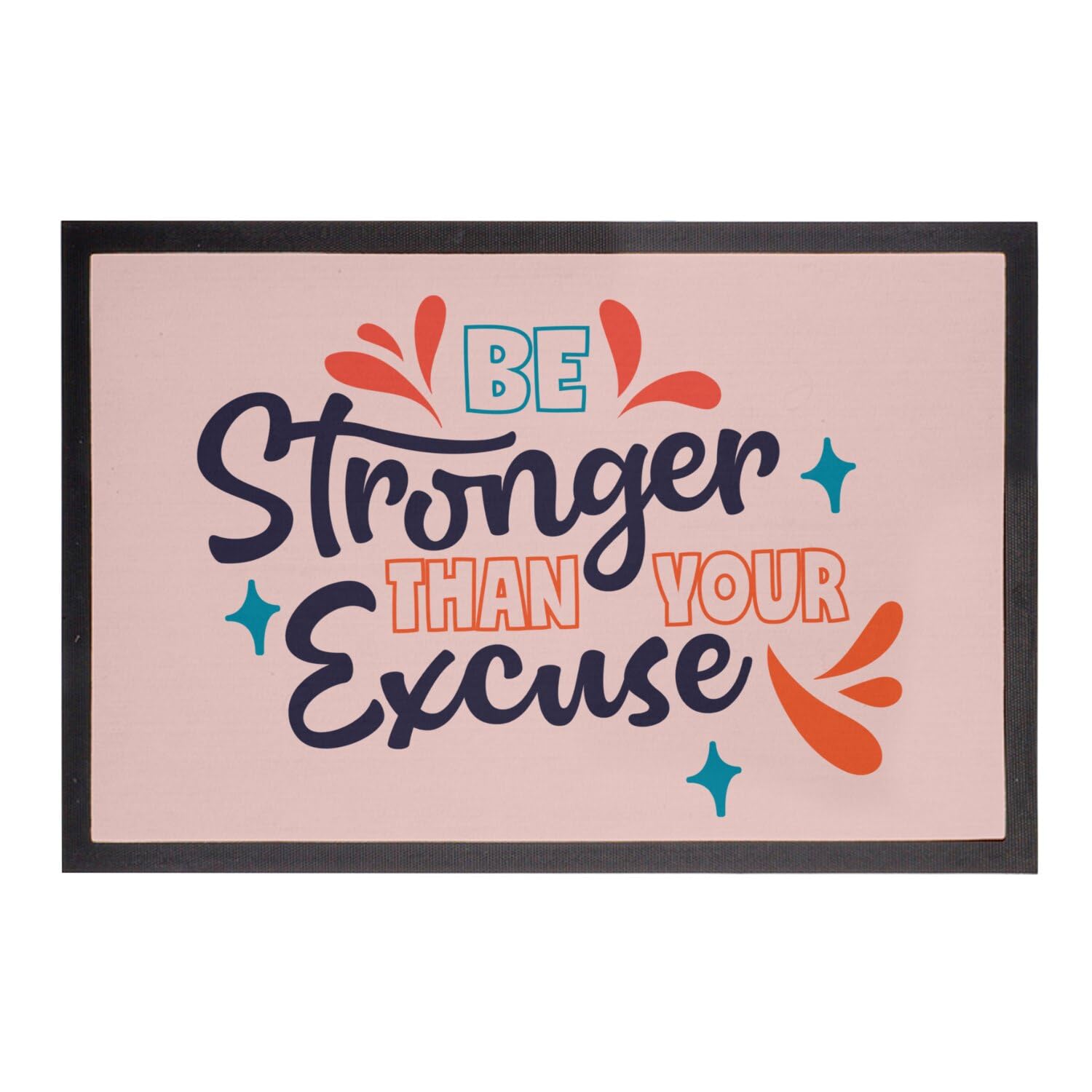 Paillasson rose motivation workout pour ne plus avoir d'excuse