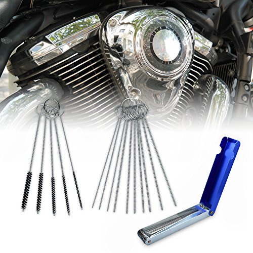 homEdge Carburateur Reinigingsgereedschap Kits, Carb Carburateur Jet Cleaner voor ATV, UTV, Motorfiets Bromfiets Welder Carb, Jet Dirt Remover - Image 8