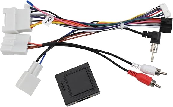Car Radio Wiring Harness,And CANBUS Decoder Box,For Toyota,For Android Head Unit,12V Audio Interface Adapter Cable,With Quick Installation