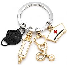 Nurse Keyring, Medical Keychain Bag Charms for Women