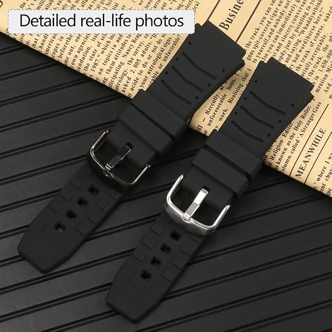 PRG80 Replacement Strap Compatible with Casio PRG-80 PAG-80 PRW-1000 PRW-1100 Men's Watch Strap 20mm Rubber Bracelet