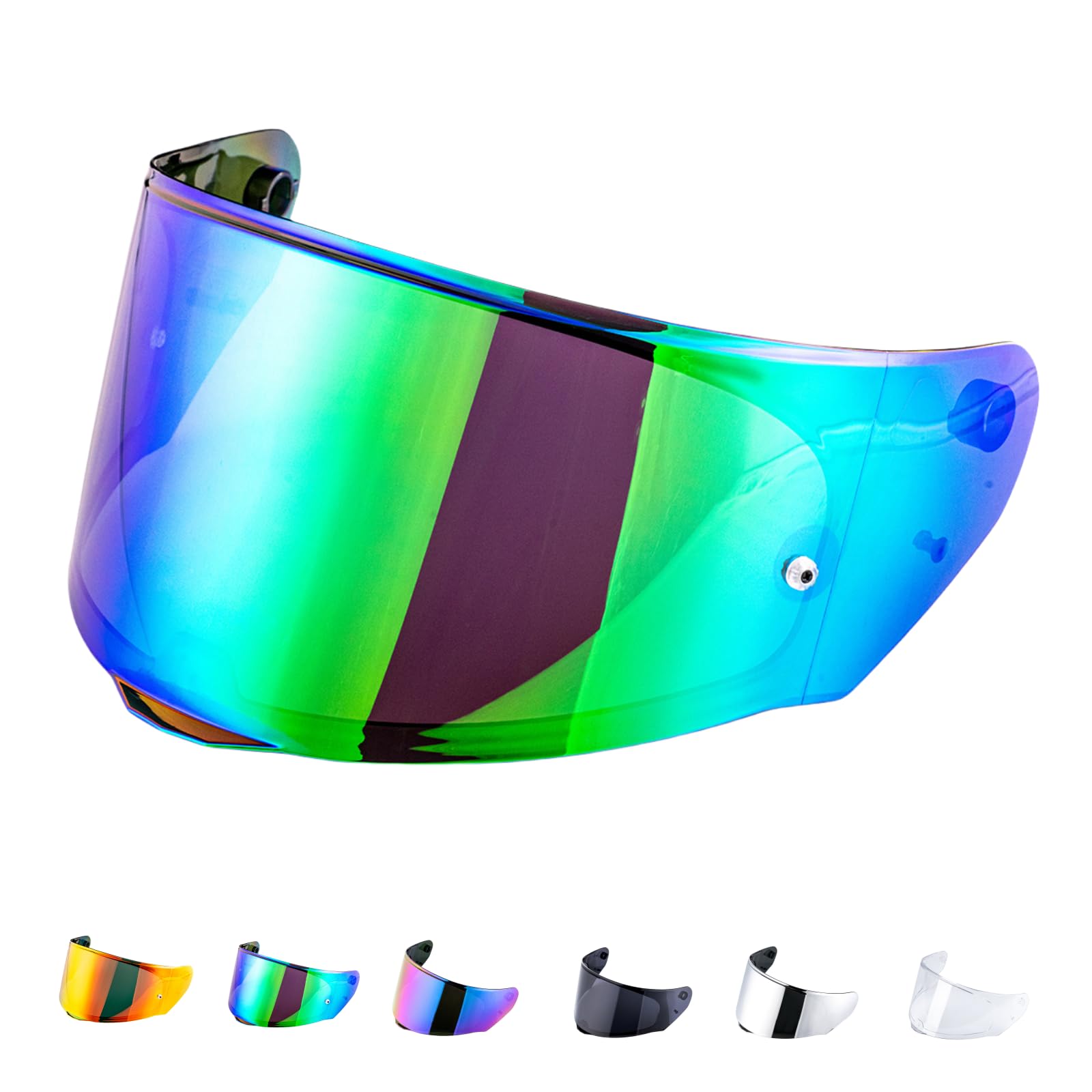 Visera Casco Moto para Assault/Rapid/Stream FF800/FF353/FF328 | Visera Casco Moto Integral,Lente para Cascos de Moto Anti-UV,Visera de Lente para Casco Protección contra Viento