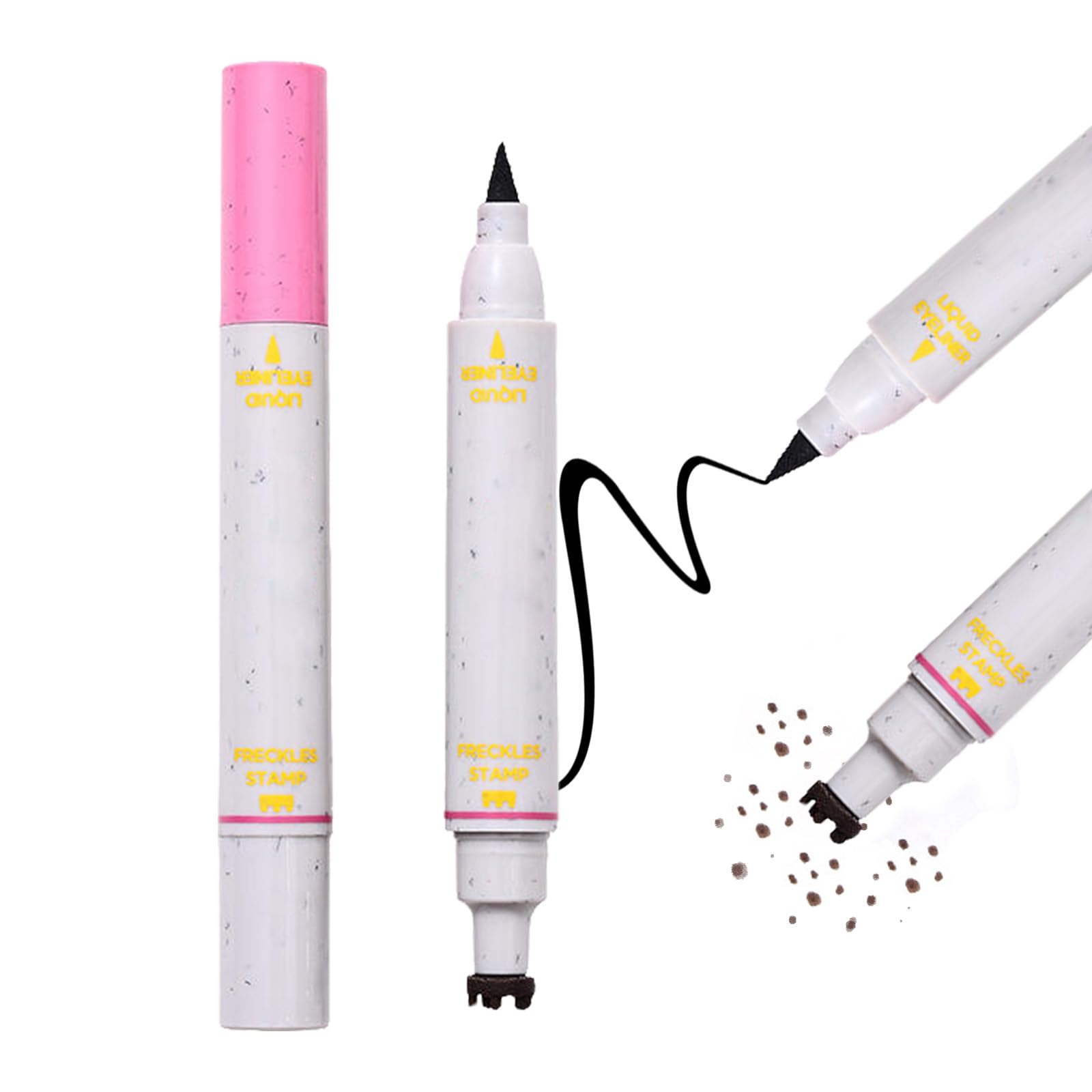 Dual-Ended Liquid Eyeliner & Freckle Stamp Pen