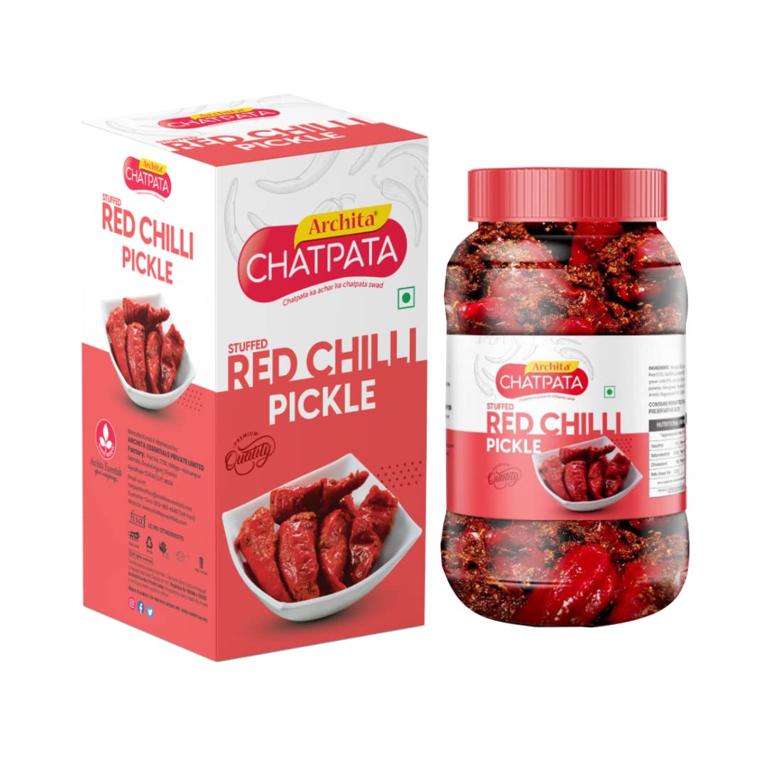 Archita Stuffed Tasty Delicious Red Chilly-Pickle |Aachar|- 500 gm (B09HZNLVZ3) Amazon Price History, Amazon Price Tracker