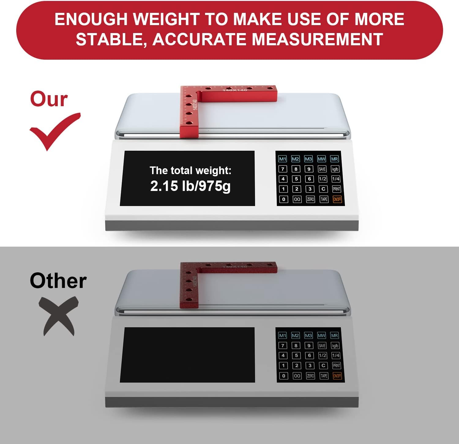 Right Angle Clamp,Aluminum Alloy 90 Degree Woodworking Corner Clamps with Positioning Square –5.5'' x 5.5'' (140x140mm)