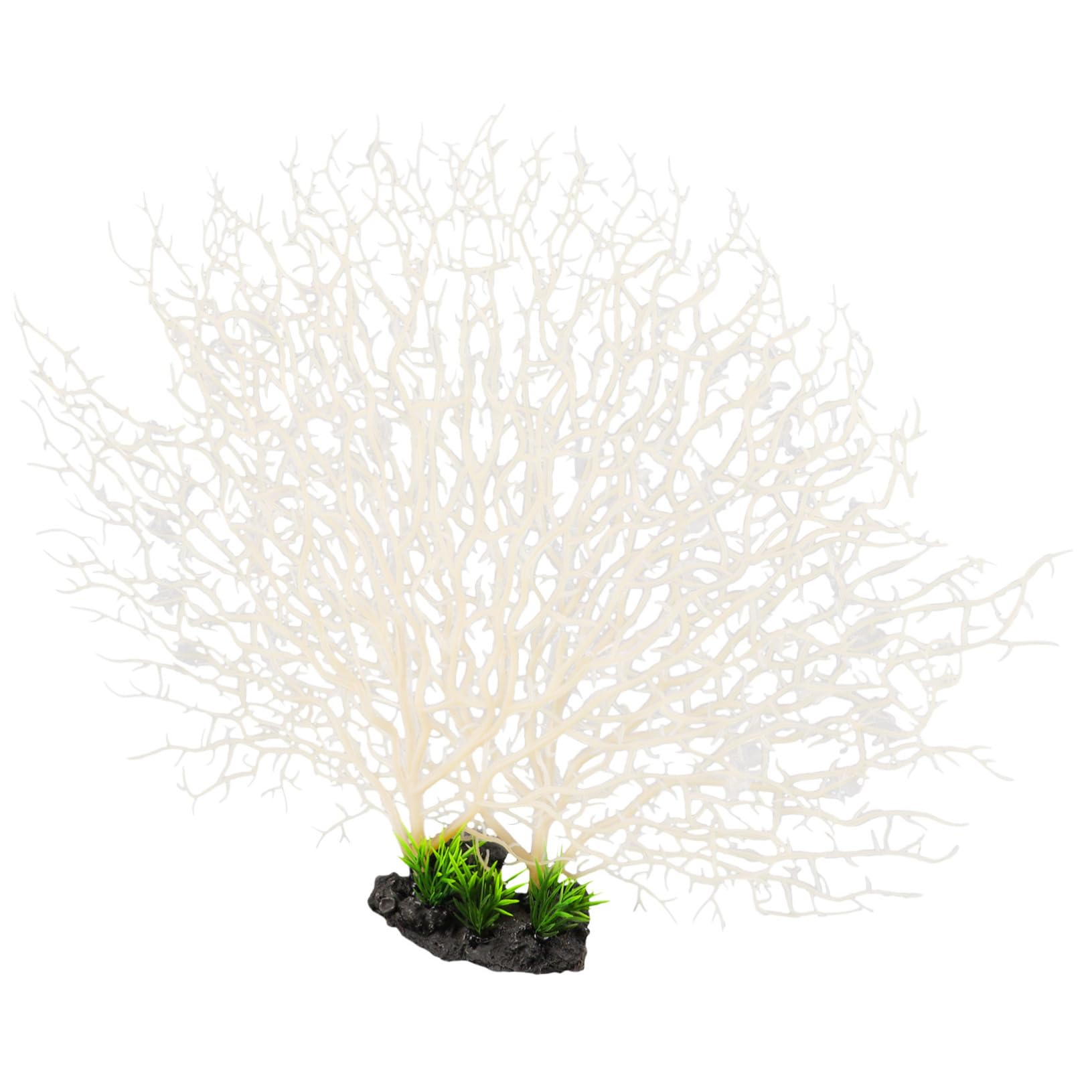 Toddmomy Aquarium Decoration Simulation Coral Tree Ornament Large Plastic Fish Tank Decor Strong Resistance for Beauty