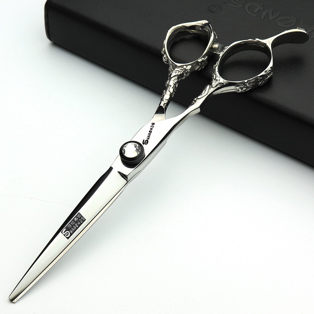 6 Zoll linke Hand Japan professionelle Haar Schere(6 Zoll, 2 Stück-D)
