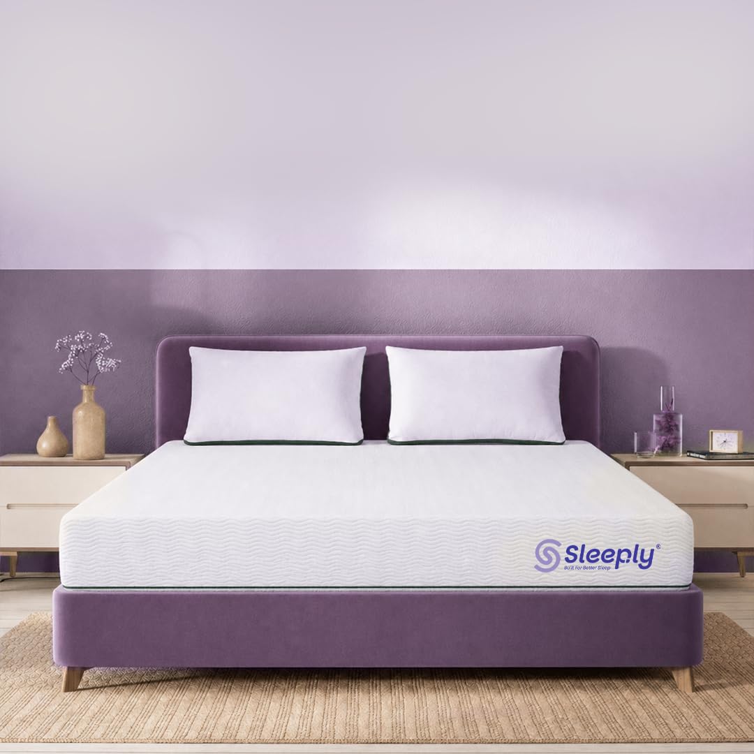sleeply The Ortho Lite Memory | Medium Firm Memory Foam Mattress | S5 Adaptive Zones | Pressure Relief | 10 Year Warranty | Single Size 36x78x6 Inches-picture-29