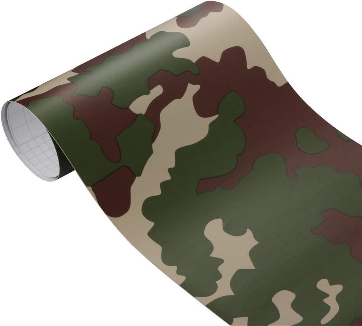 Camouflage Car Vinyl Wrap Film Contact Paper Digital Camo Automobile Adhesive Sticker Sheets Interior Styling Decoration Accessories, 50x152cm/19.6x59.8in