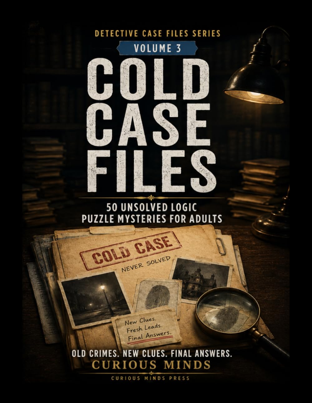 Cold Case Files: 50 Unsolved Logic Puzzle Mysteries for Adults (Detective Case Files)