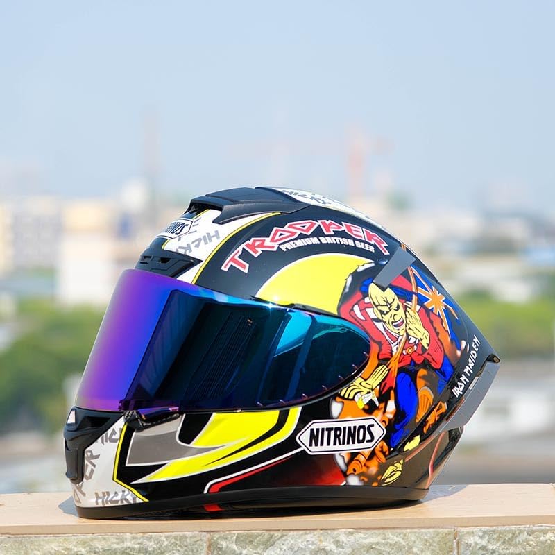 Miniatura 2 de Casco de motocicleta de cara completa X14 HICKYMAN Riding Motocross Racing Motobike Casco de Motocicleta