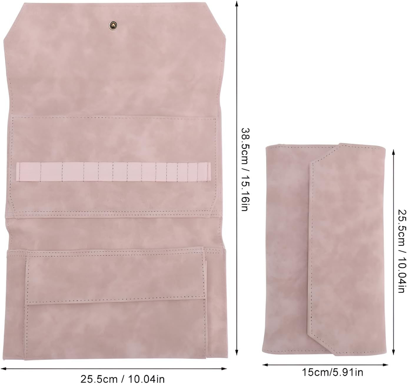 ACNTENY Knitting Needle Case Organizer, Pink
