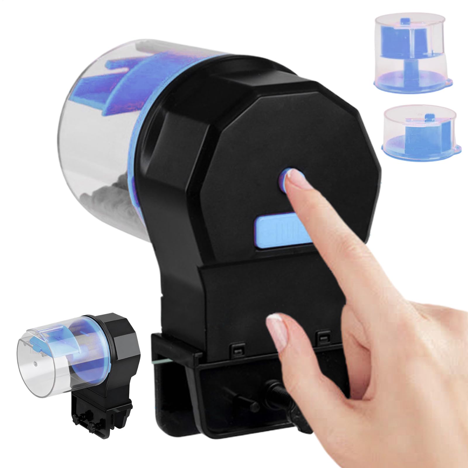 Alimentador Automático Pequeño para Peces | Temporizador A Pilas