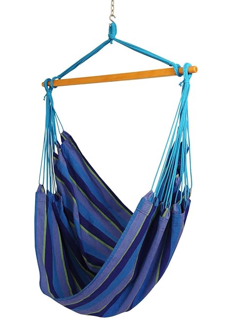 HANG IT The Hammock Store XL Canvas Swing Chair Seat - Ocean Blue