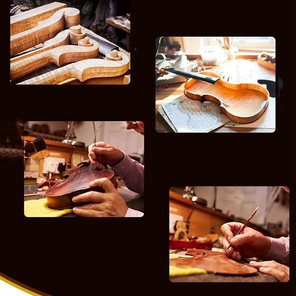 Violon 1/2 Pour Débutants Adultes Et Enfants – Avec Étui Rigide, Archet – Fabriqué En Érable Et Tilleul – Instrument De Musique Complet