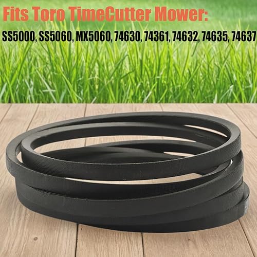 Miniatura 4 de 119-8820 Correa de cubierta de reemplazo para cortacésped V-Belt para Toro Timecutter ss5000 Partes SS5060 MX5060 74630 74361 74632 74635 74637