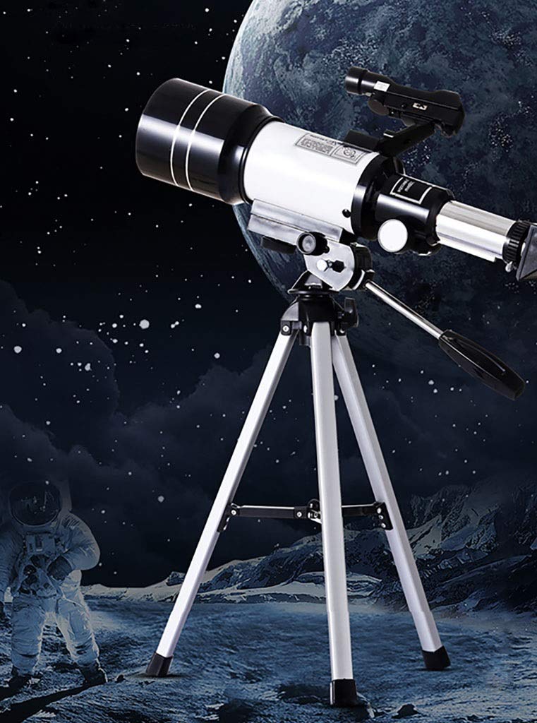 Telescopio astronómico para Adultos para niños, Soporte para telescopio de Viaje, trípode con Elemento óptico Totalmente Recubierto Multicapa, telescopio portátil