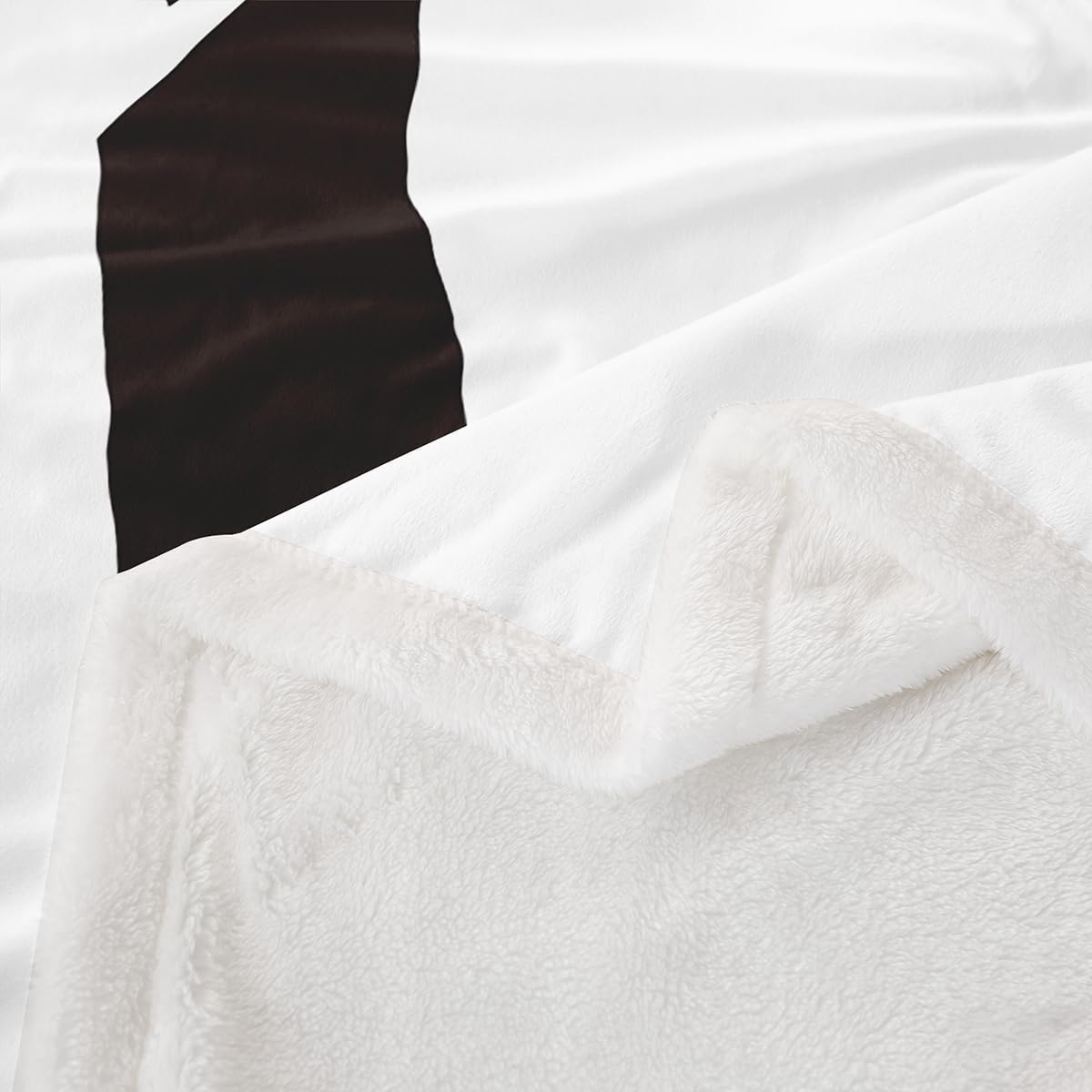Japanese Style Sherpa Blanket Taekwondo Design Fleece Throw Blanket Black White Red Warm Plush Blanket for Sofa Couch Kids Japanese Sports Fuzzy Blanket Room Decor Throw 50"x60"
