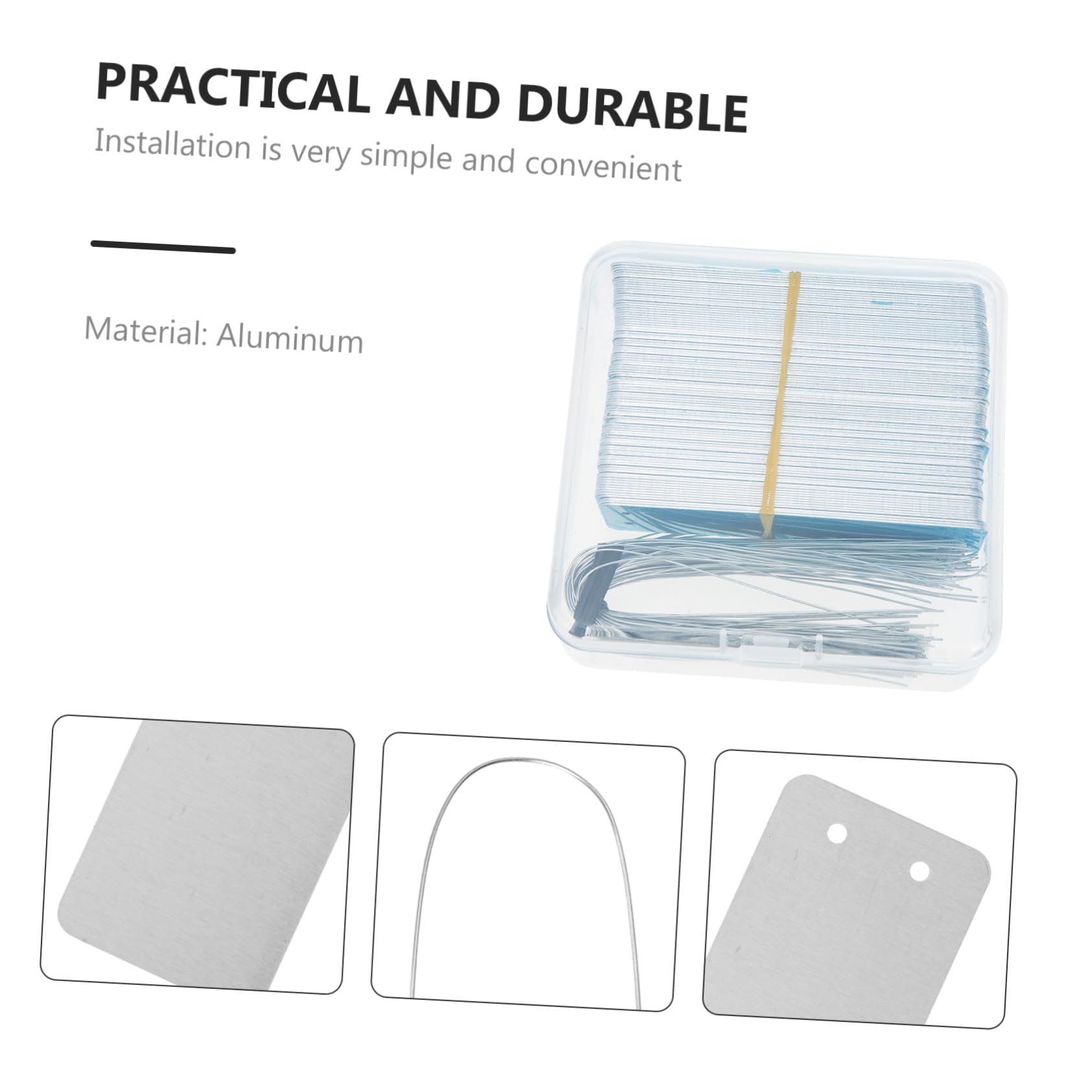 YARNOW 1set Etichette Per Piante Segnaposto Impermeabili Per Giardinaggio e Orticoltura Per e Vasi Design Pratico e Sicuro Facili Da Scrivere Con Matita o Pennarello