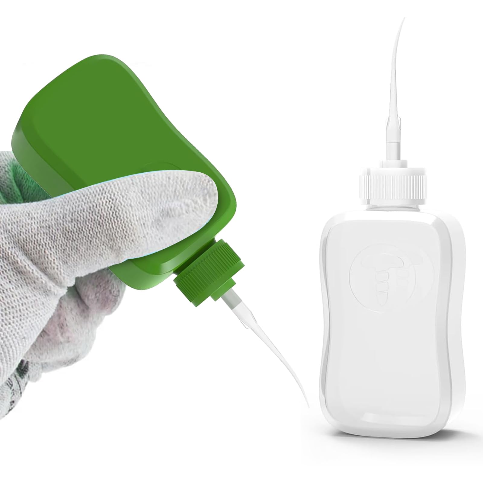 Solvant pour téléphone portable : flacon à pointe souple pour nettoyer la colle sans rayure