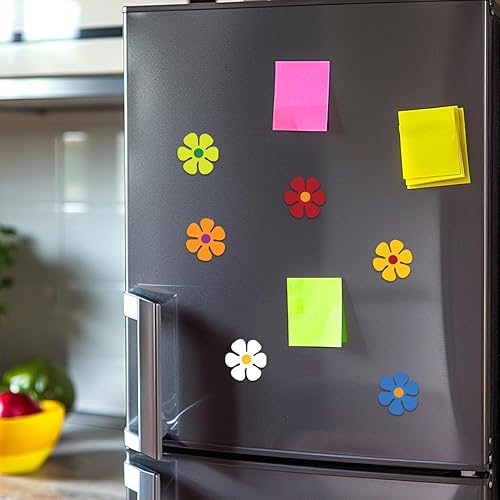 Miniatura 6 de Paquete de calcomanías de flores retro, 12 calcomanías de margaritas de vinilo inspiradas en los años 70, recortes florales hippie para laptop,