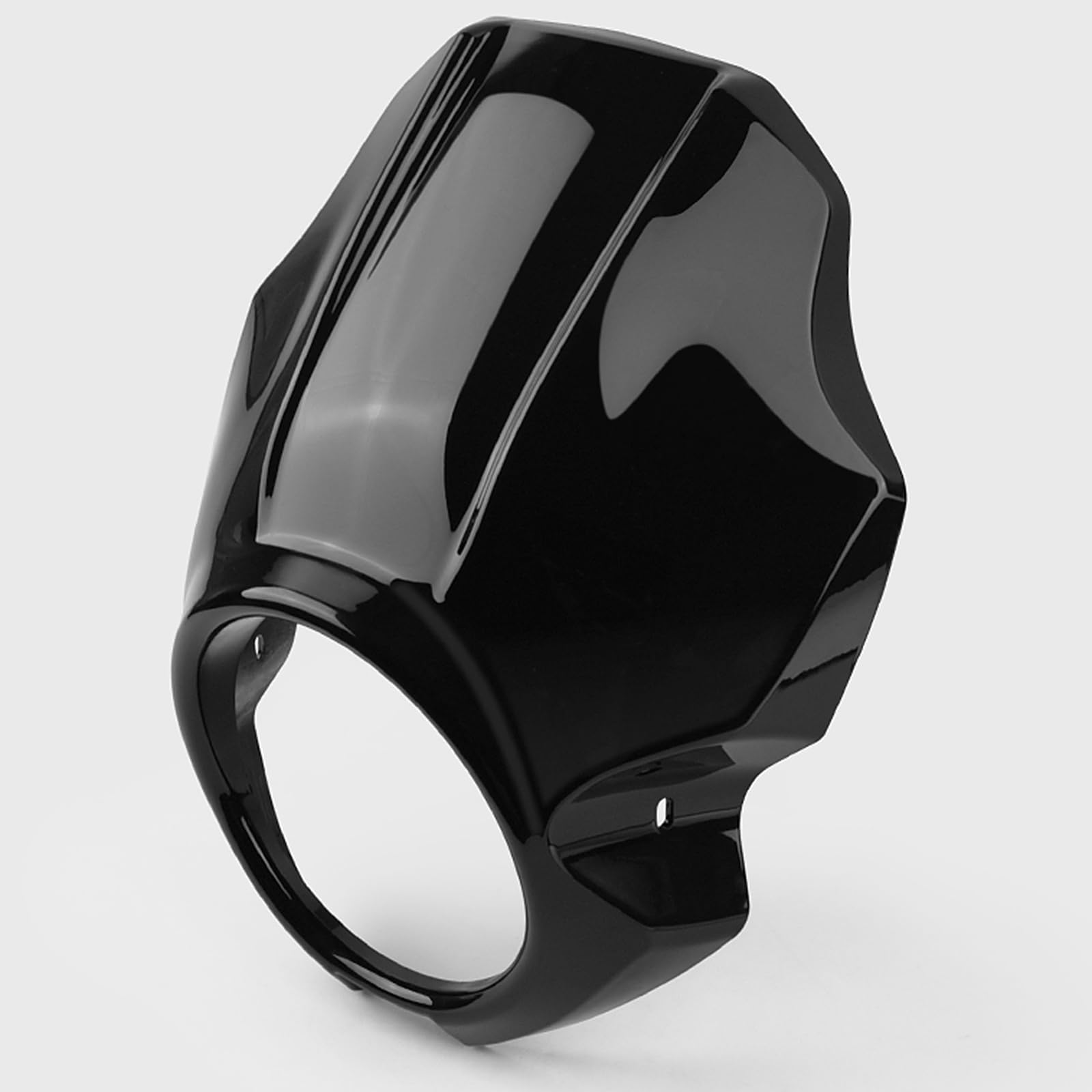 Copertura parafango anteriore per moto GFARDMOTO compatibile con Honda Rebel CMX250 300 500 (2020-2025) e CMX1100 (2021-2025), visiera parafango anteriore con attacco a forcella (Nero lucido)