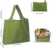 Vista 4 de Bolsas de compras Evohyah reutilizables para comestibles, Biggreen