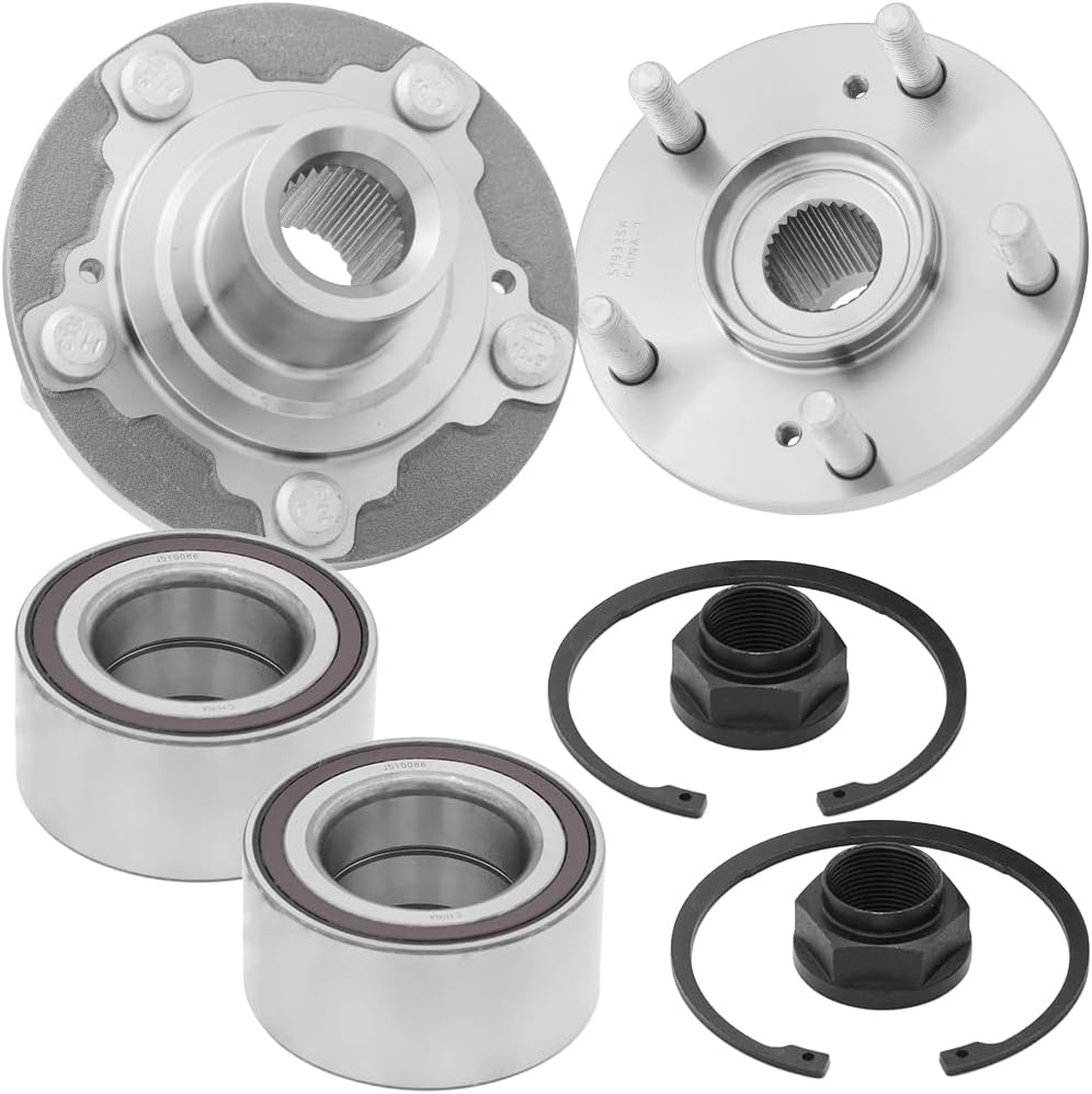 [2-Pack] 51933SK - Front Wheel Hub Bearing Assembly Repair Kit Compatible With 2018-2024 Honda Accord, 2017-2021 Honda Clarity, 2012-2016 Honda CR-V [FWD ONLY], 2016-2022 Honda HR-V