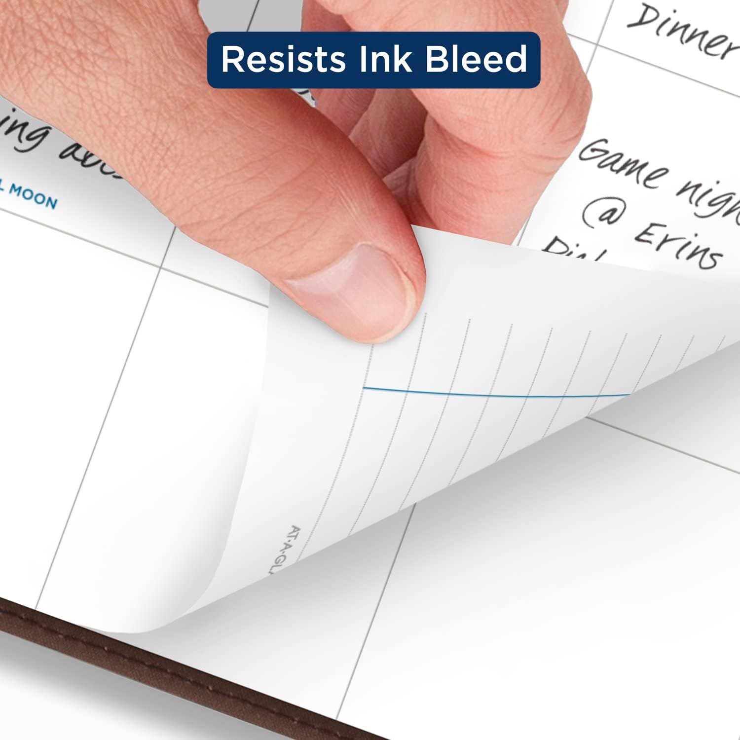 AT-A-GLANCE Clipboard with 2024 Monthly Planner, 8" x 11", Large, Signature Collection, Brown (YP6000924)