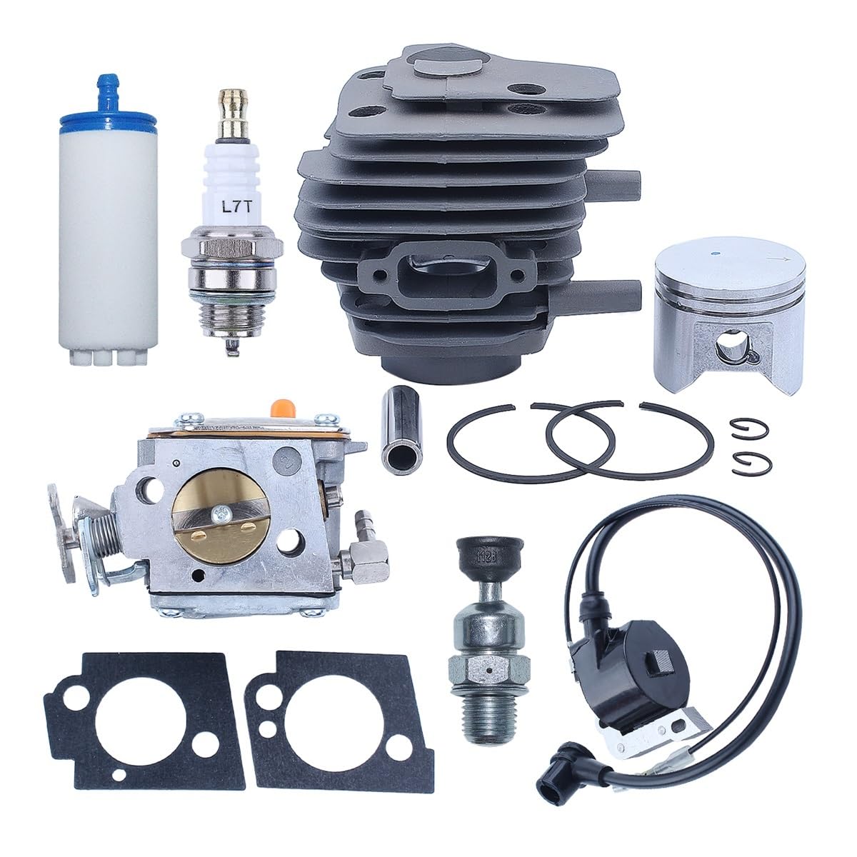 Cylindre piston 50mm et bobine d'allumage K650 K700 carburateur 506099212