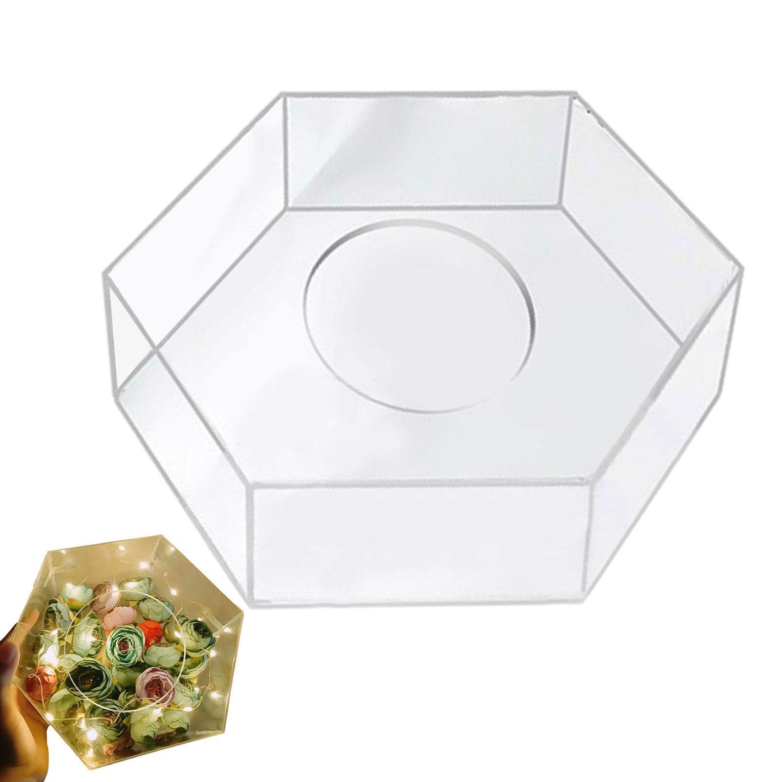 Soporte acrílico transparente para exhibición de pasteles, vitrina de postres rellenable para pasteles, pizzas y pasteles, caja de cocina para uso doméstico