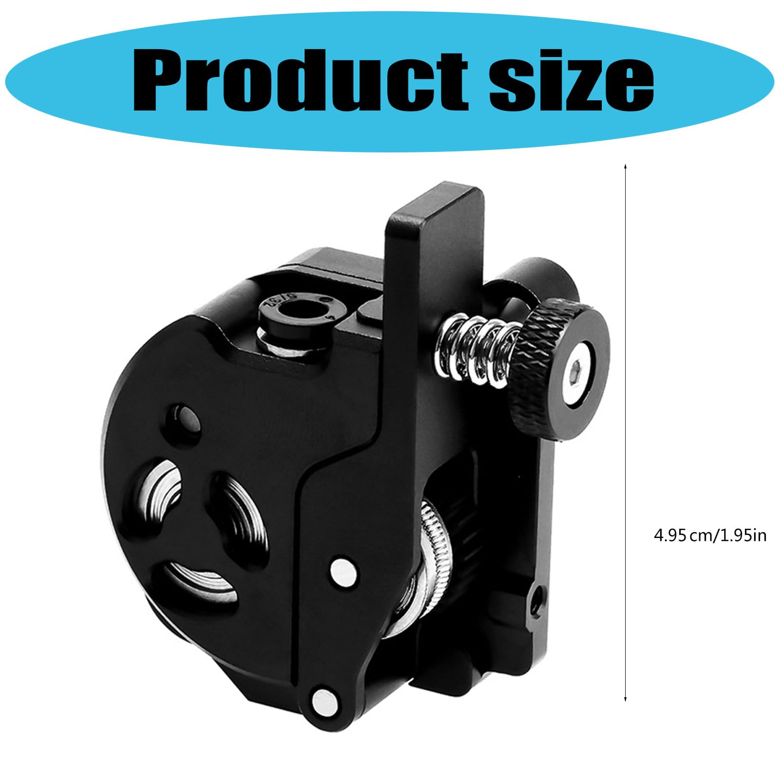 Precisions Double Gear Printer Extruder All Metal Construction for Models Reduced Clogging Long Lifes for Metal Direct Drive Extruder