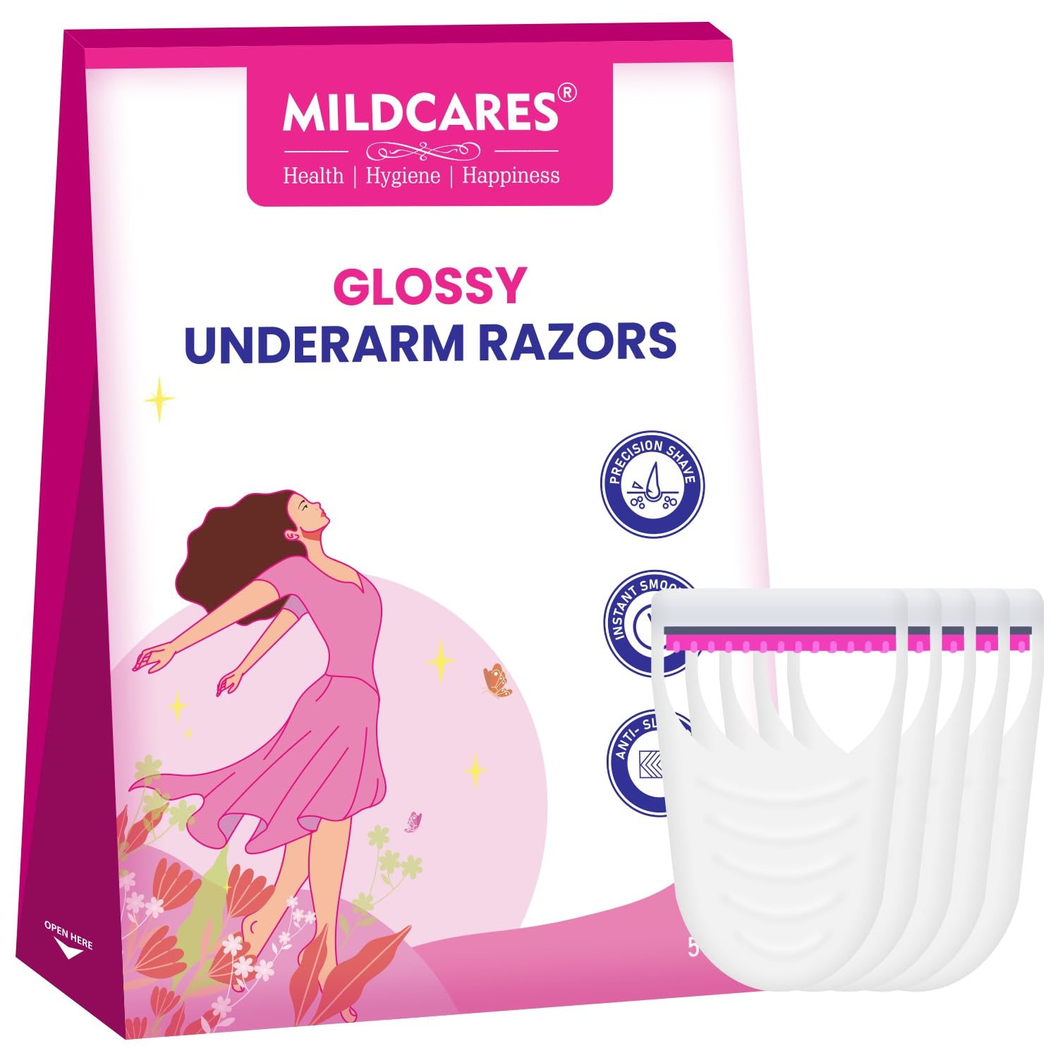 See full amazon price history chart for GYNOCUP Glossy Body Razor For Women (Pack of 1, 5 Units) | Painless & Easy Hair Removal | No Cut & Irritation | For Legs, Bikini & Underarms | Anti Slip Grips | Safe, Comfortable & Travel Essentials GYNOCUP Glossy Body Razor For Women (Pack of 1, 5 Units) | Painless & Easy Hair Removal | No Cut & Irritation | For Legs, Bikini & Underarms | Anti Slip Grips | Safe, Comfortable & Travel Essentials (B09G2N7MJL) Amazon Price History, Amazon Price Tracker