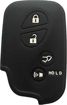Silicone Keyless Entry Remote Control Key Fob Cover Case Protector Replacement Fit for Lexus ES350 GS300 GS350 GS430 GS450h ISC IS250 IS350 LS460 LS600h HYQ14AAB 89904-50380 89904-30270