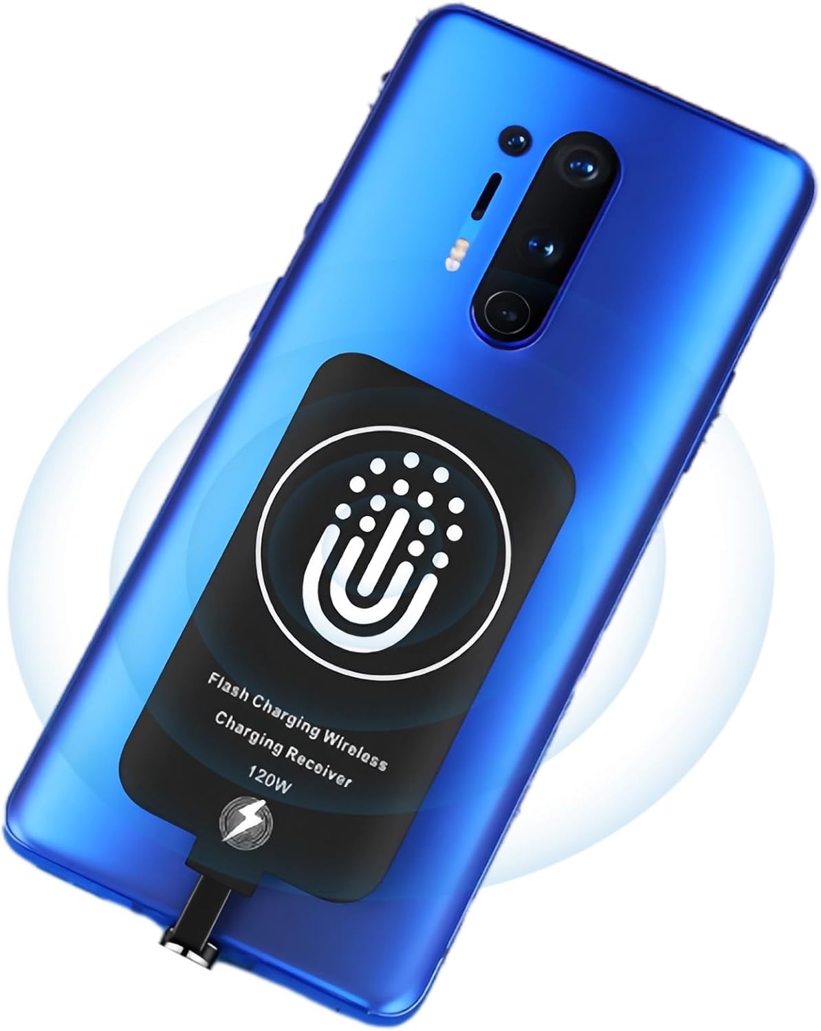 Magnetic Dual Purpose Charging Receiver, 120W Magnetic Cable, 10W Thin Receiver for A51 A20E with Fast Charging Support