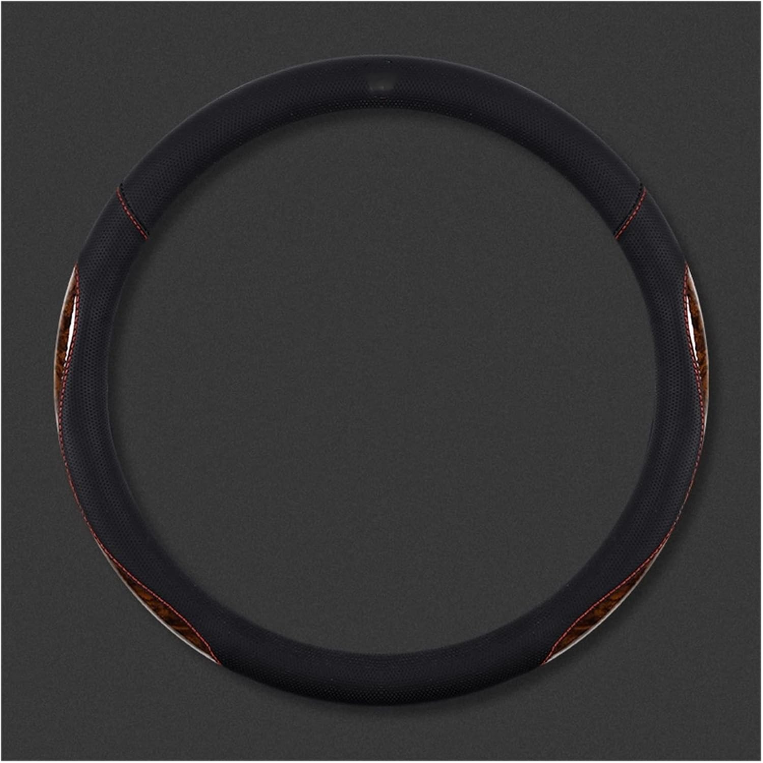 Car Steering Wheel Cover Set Universal Car Steering Wheel Cover Real Leather Mahogany Grain Fashion Beautiful Car Interior (Color : 2#)