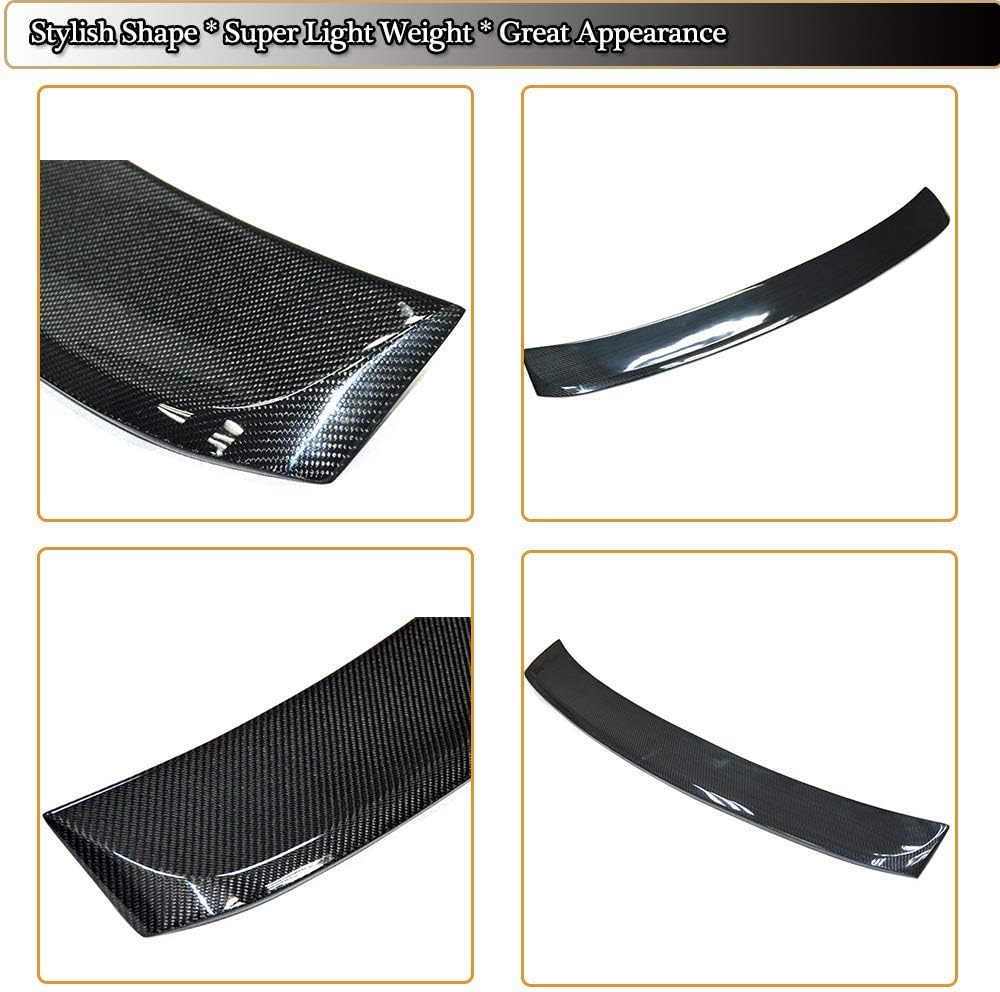 MCARCAR KIT Carbon Fiber Roof Spoiler fits for Infiniti Q50 Q50 S Sedan 2014-2020 Factory Outlet Auto CF Rear Window Top Wing Lip