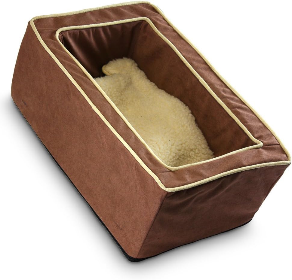 Snoozer Luxury Console Pet Car Seat, Large Luxury, Saddle