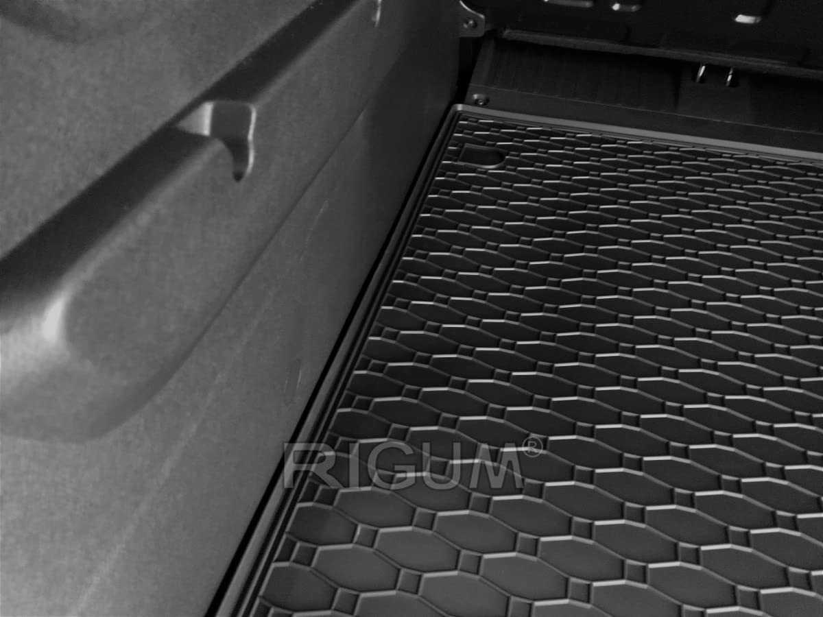 F113B - 404012 - Tappeto in Gomma su Misura per Bagagliaio Auto Compatibile con Berlingo Multispace dal 2019-, Combo Life dal 2019-, Rifter dal 2019-, Proace City verso 2020-