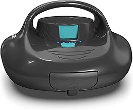 Pleco Se Robot Pool Cleaner, Powerful Cleaning of 130 Minutes, Fast Charging in 2.5 Hours, Double Drive Motor, Ideal for Flat Bottom Pools up to 80 m²