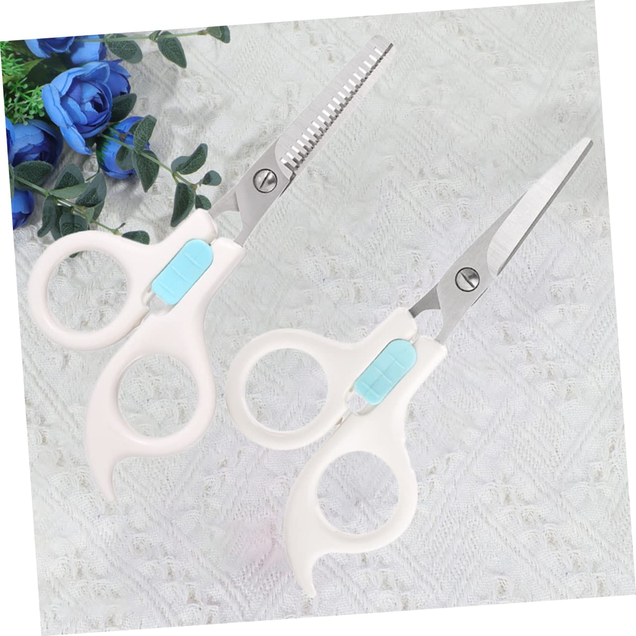 Beaupretty 4piezas Cortadores De Pelo Para Tijeras De Pelucero Tijeras De Entresacar De De Peluquería Para Casa