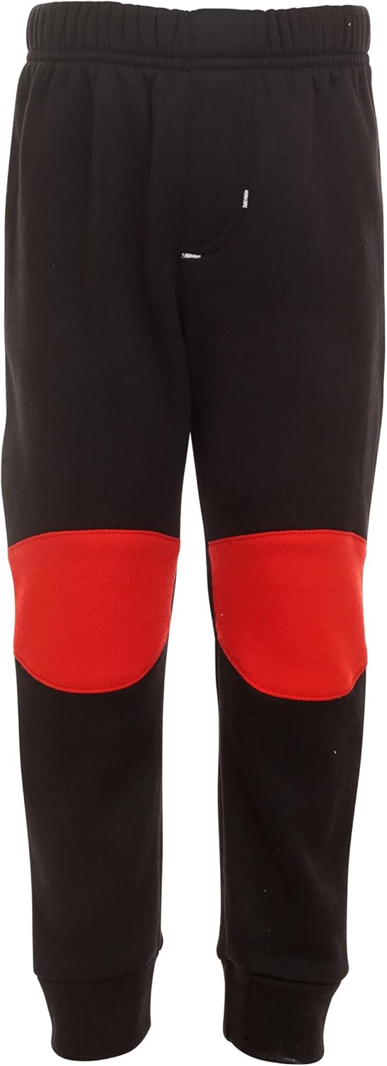 Disney baby-boys Half-zip Sweatshirt & Pants - Red - Image 3