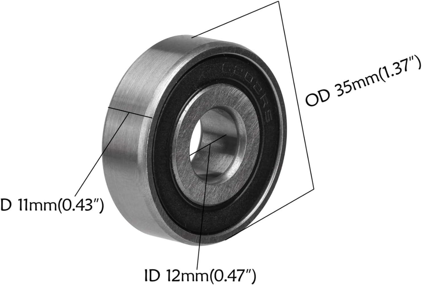 17" Front 14" Rear Dirt Bike Wheel Set – 70/100-17 & 90/100-14 Tire and Rim Assemby with Tubes, 12mm 6202RS Bearing & Axle Spacer Fits 110cc 125cc 140cc 150cc 160cc Pit Bike Apollo SSR Taotao Coolster