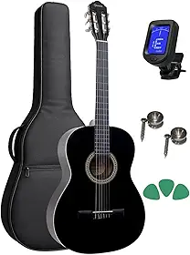 Violao Giannini Acust Nylon Start N14 Bk + Acessorios