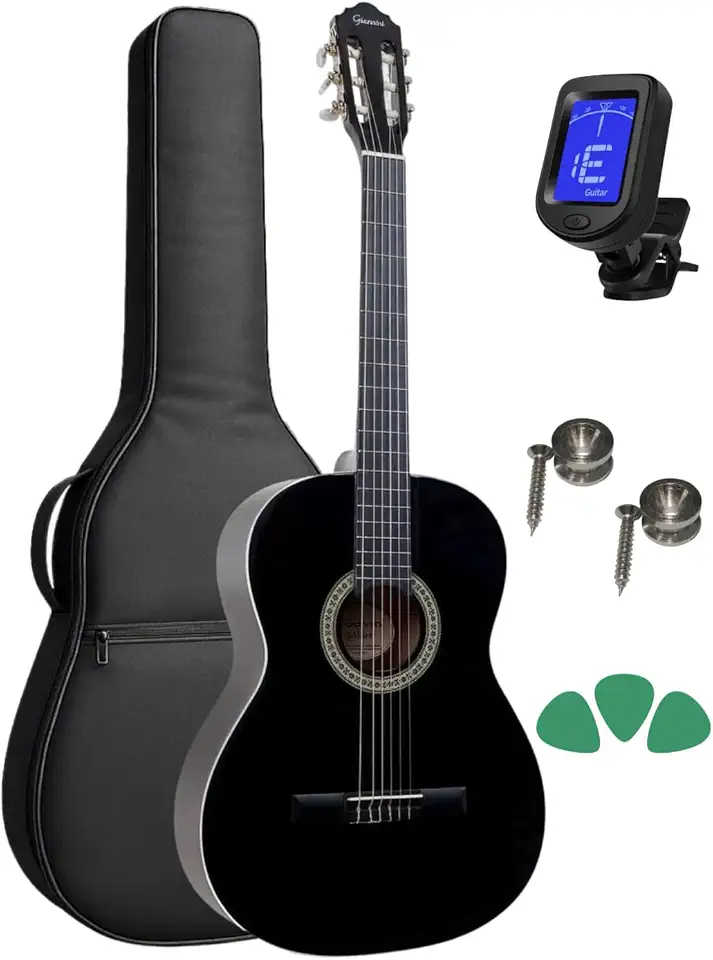Violao Giannini Acust Nylon Start N14 Bk + Acessorios