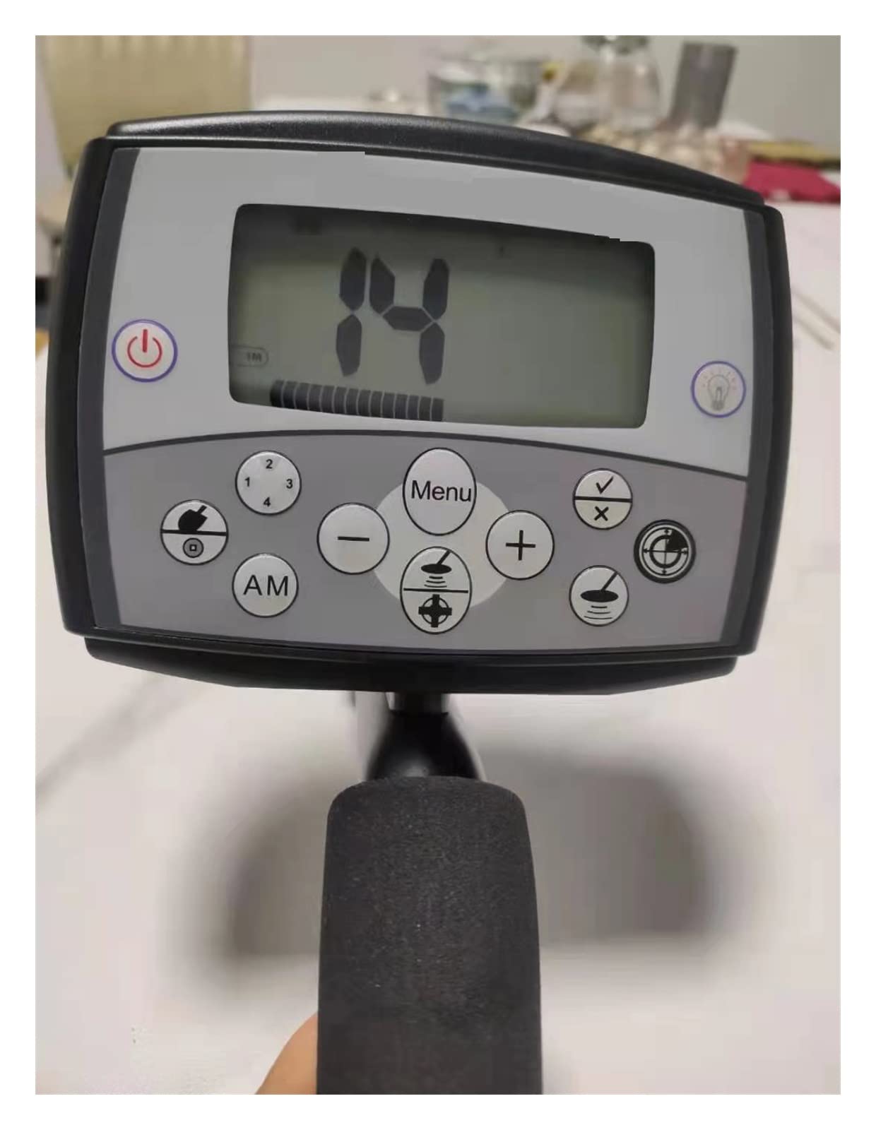 Escáner de Pared, Unidad de Control Pantalla LCD for Detector Metales subterráneo Profesional Escáner Buscador Excavadora Cazador Tesoros