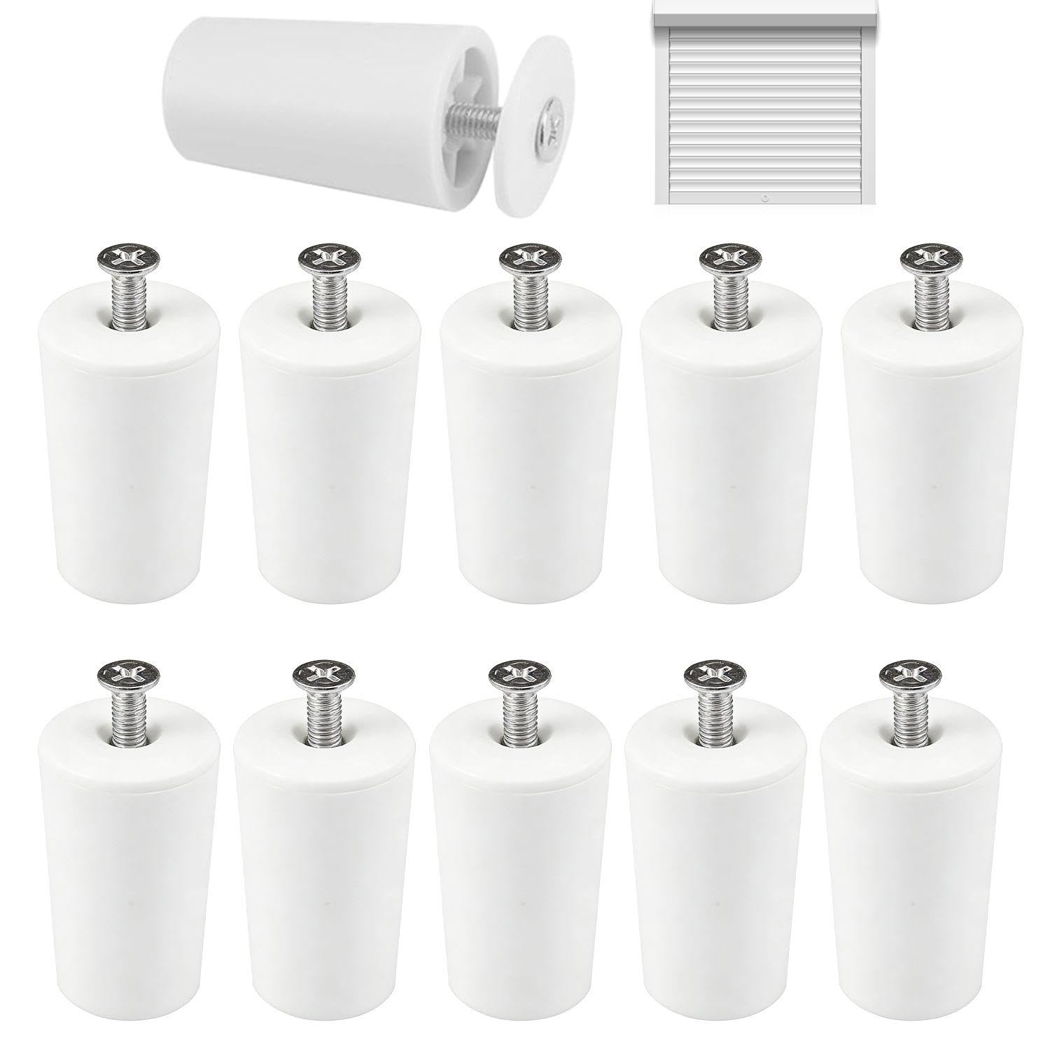 XMNIVATE 10 Roller Blinds Stops, Fixed Weatherproof Tools, Blinds Stops, Suitable For Most Roller Blinds.