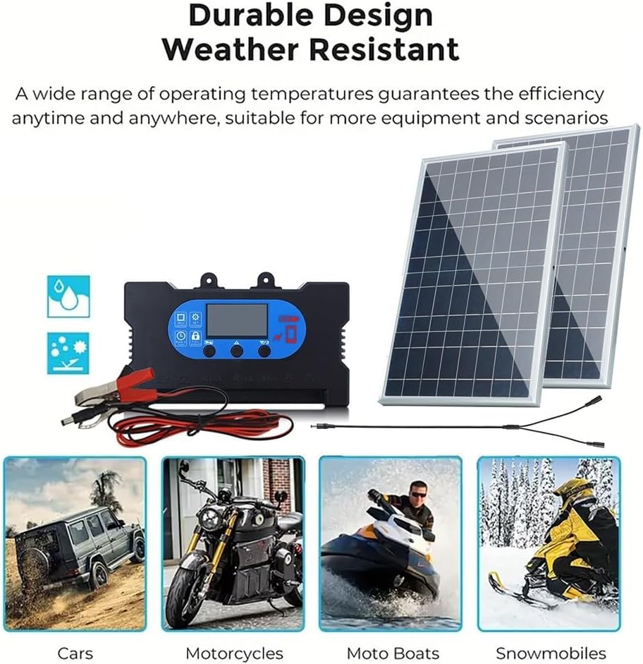 10W Monocrystalline Solar Charger Kit with Dual-Chip Controller for Fast Mobile and EV Charging(D-10A)