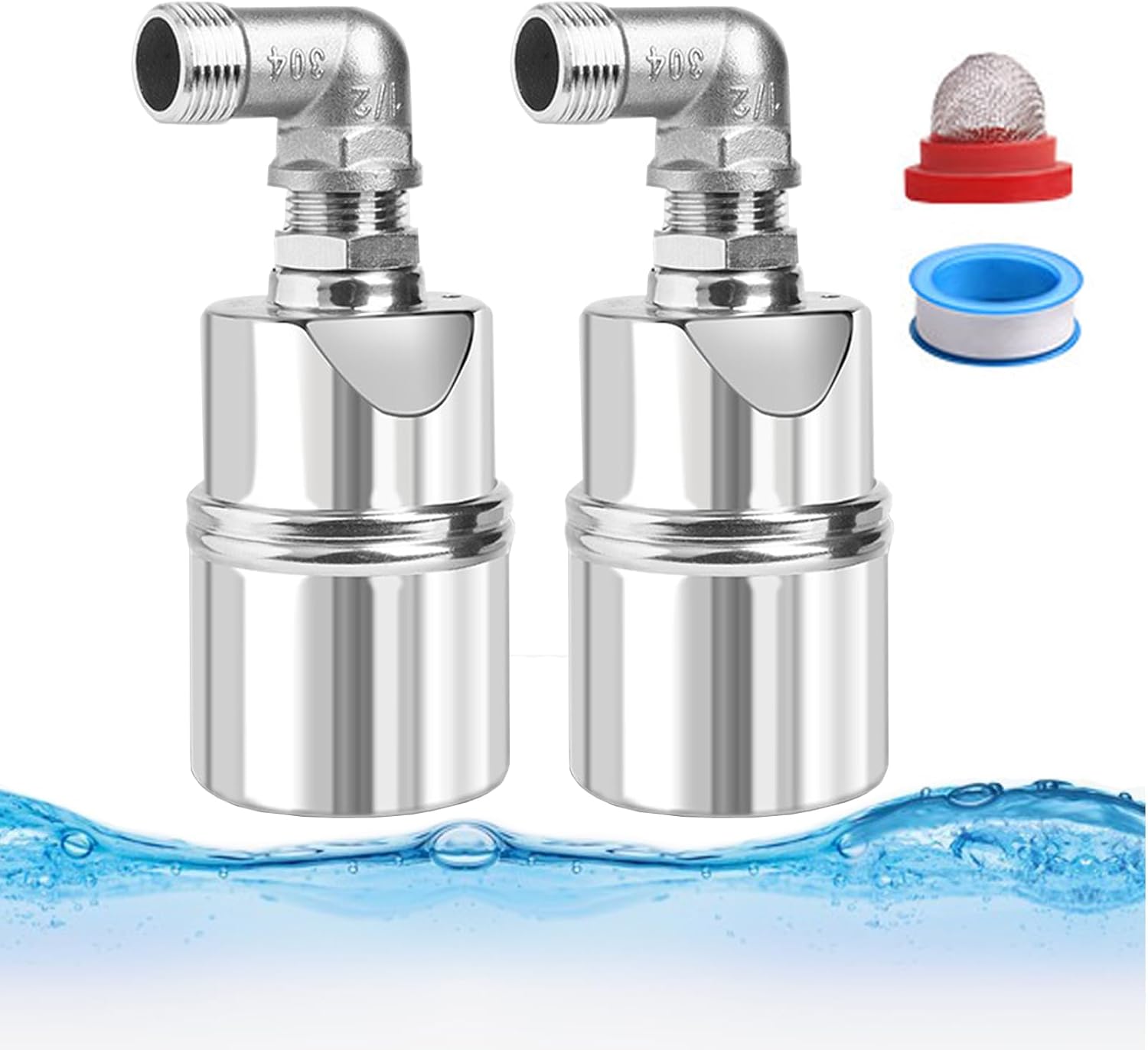 Automatic Water Level Control Valve - 304 Stainless Steel Float Valve For Tanks & Pools